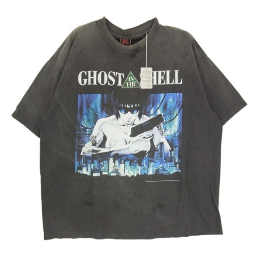 SAINT MICHAEL セントマイケル 24AW SM-YS1-0000-C31 攻殻機動隊 GHOST IN THE SHELL GS_SS TEE GITS  プリント 半袖 Tシャツ グレー系 XL【極上美品】【中古】