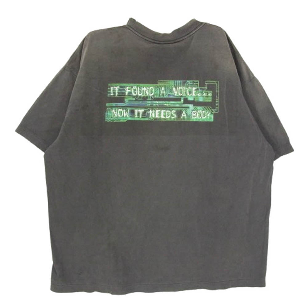 SAINT MICHAEL セントマイケル 24AW SM-YS1-0000-C31 攻殻機動隊 GHOST IN THE SHELL GS_SS TEE GITS  プリント 半袖 Tシャツ グレー系 XL【極上美品】【中古】