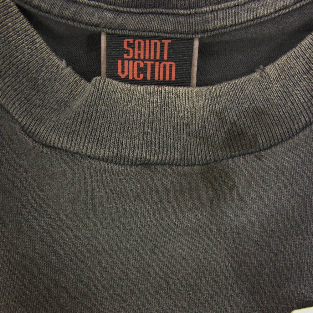 SAINT MICHAEL セントマイケル 24AW SM-YS1-0000-C31 攻殻機動隊 GHOST IN THE SHELL GS_SS TEE GITS  プリント 半袖 Tシャツ グレー系 XL【極上美品】【中古】