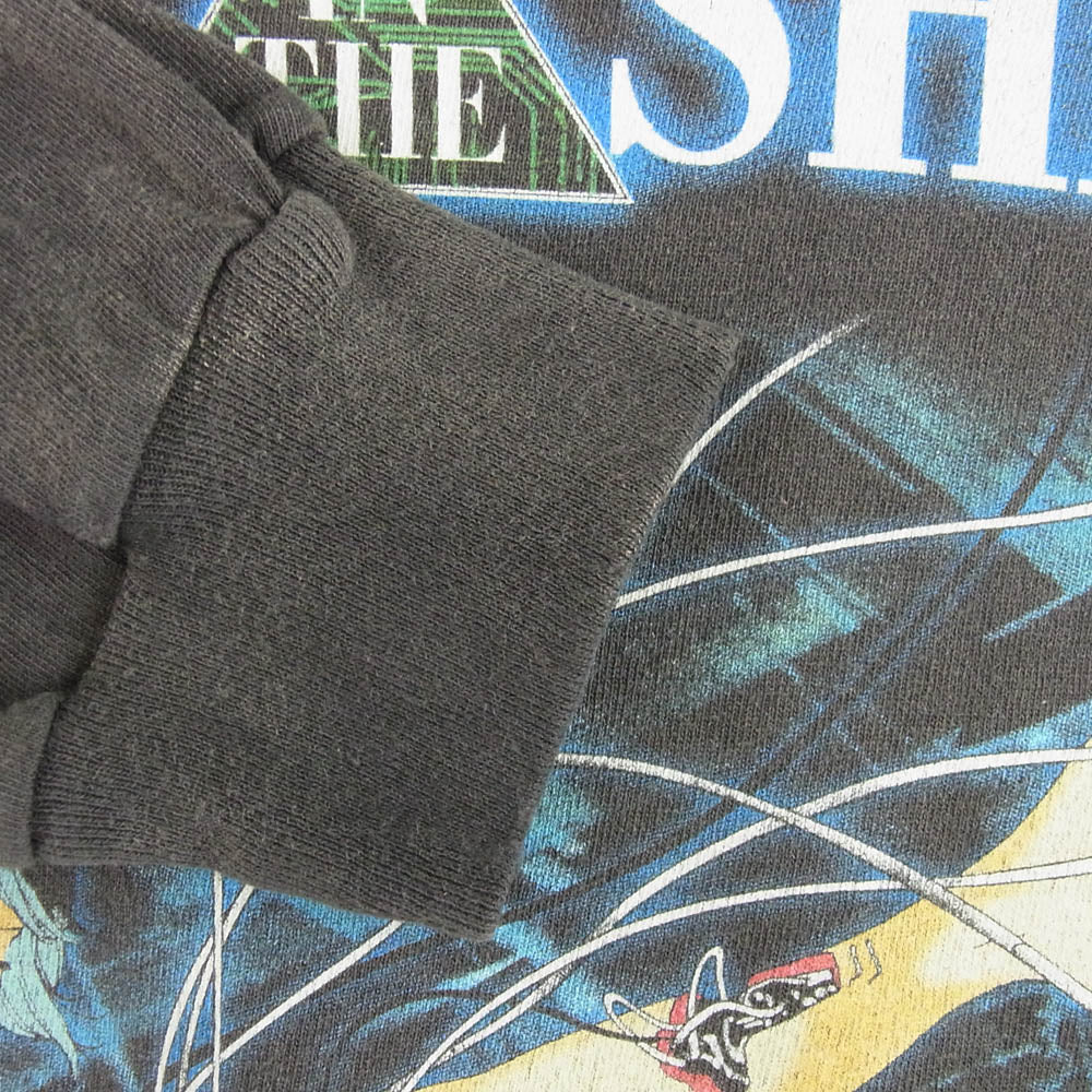 SAINT MICHAEL セントマイケル 24AW SM-YS1-0000-C34 攻殻機動隊 GHOST IN THE SHELL LS TEE ILYA GITS プリント エイジング加工 長袖 Tシャツ Lサイズ グレー系 L【極上美品】【中古】