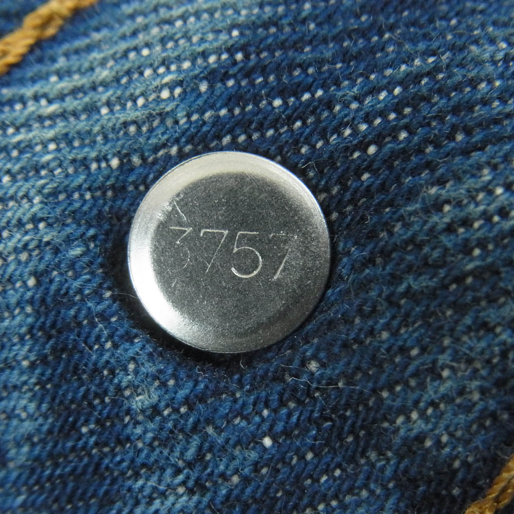 Levi's リーバイス WPL-423 501 ストレート デニム パンツ インディゴブルー系 W42 L34【中古】