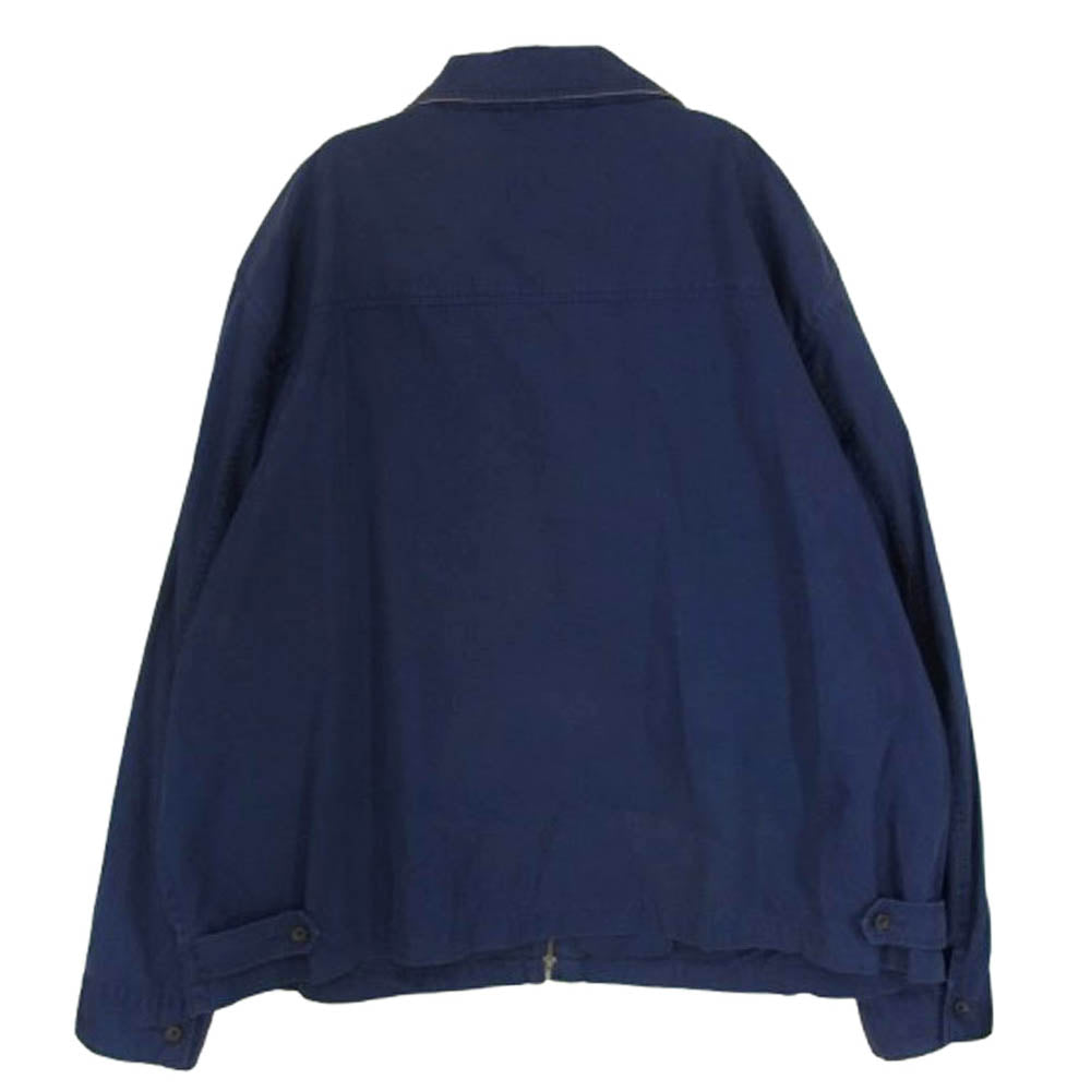 POLO RALPH LAUREN ポロ・ラルフローレン チンストラップ付き スイングトップ ジップアップ ブルゾン ハリントン ドリズラー ジャケット ネイビー系 3X【中古】