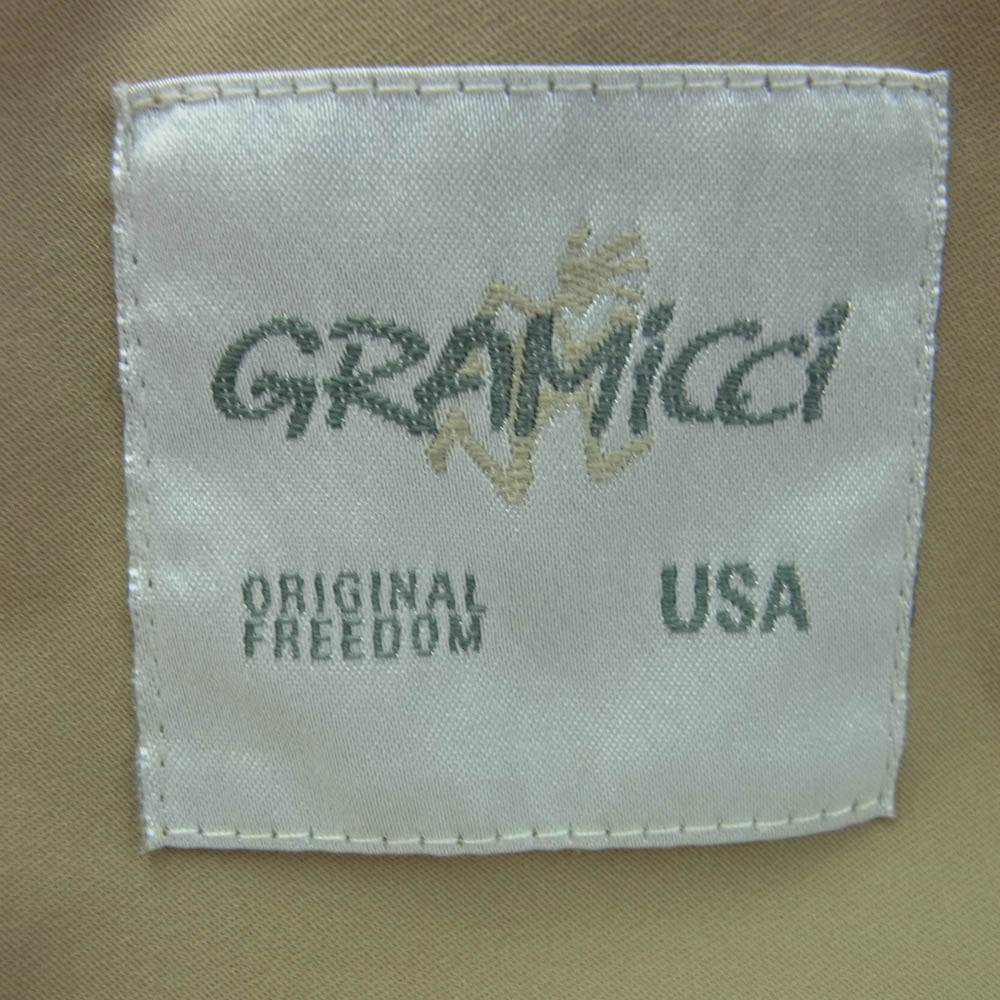 Gramicci グラミチ 19SS 191-1502 FREAKSSTORE フリークスストア別注 シームレス アノラック パーカー マウンテン ジャケット ベージュ系 L【中古】