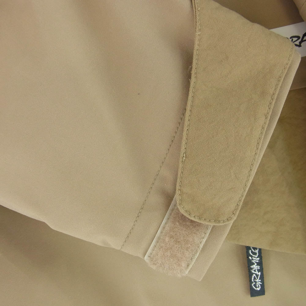 Gramicci グラミチ 19SS 191-1502 FREAKSSTORE フリークスストア別注 シームレス アノラック パーカー マウンテン ジャケット ベージュ系 L【中古】