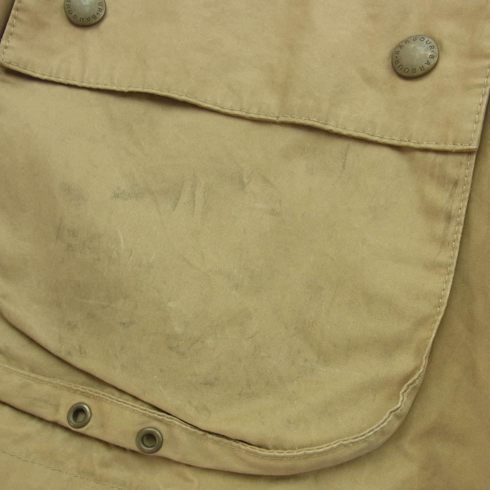 Barbour バブアー DICKENS ワックス コットン マウンテン ジャケット ライトブラウン系 XXL【中古】