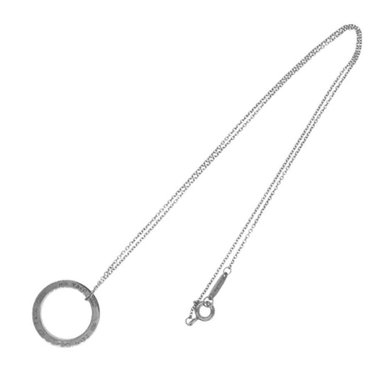 TIFFANY&Co. ティファニー 1837 サークルリング ペンダント ネックレス シルバー系【中古】