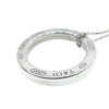 TIFFANY&Co. ティファニー 1837 サークルリング ペンダント ネックレス シルバー系【中古】