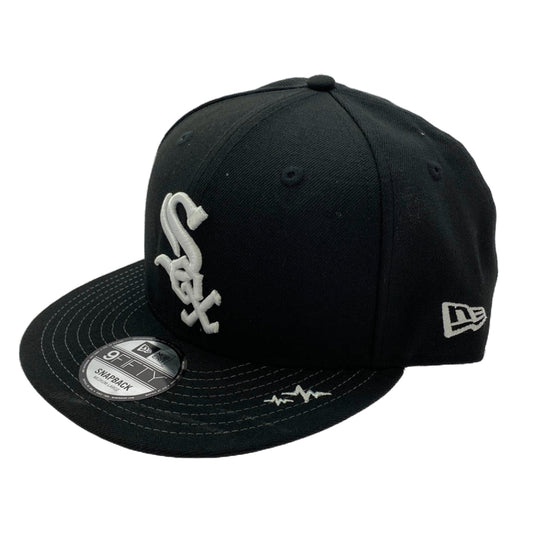 ウィズ リミテッド ×NEWERA WHITE SOX CAP ニューエラ コラボベースボールキャップ ブラック系 M【中古】
