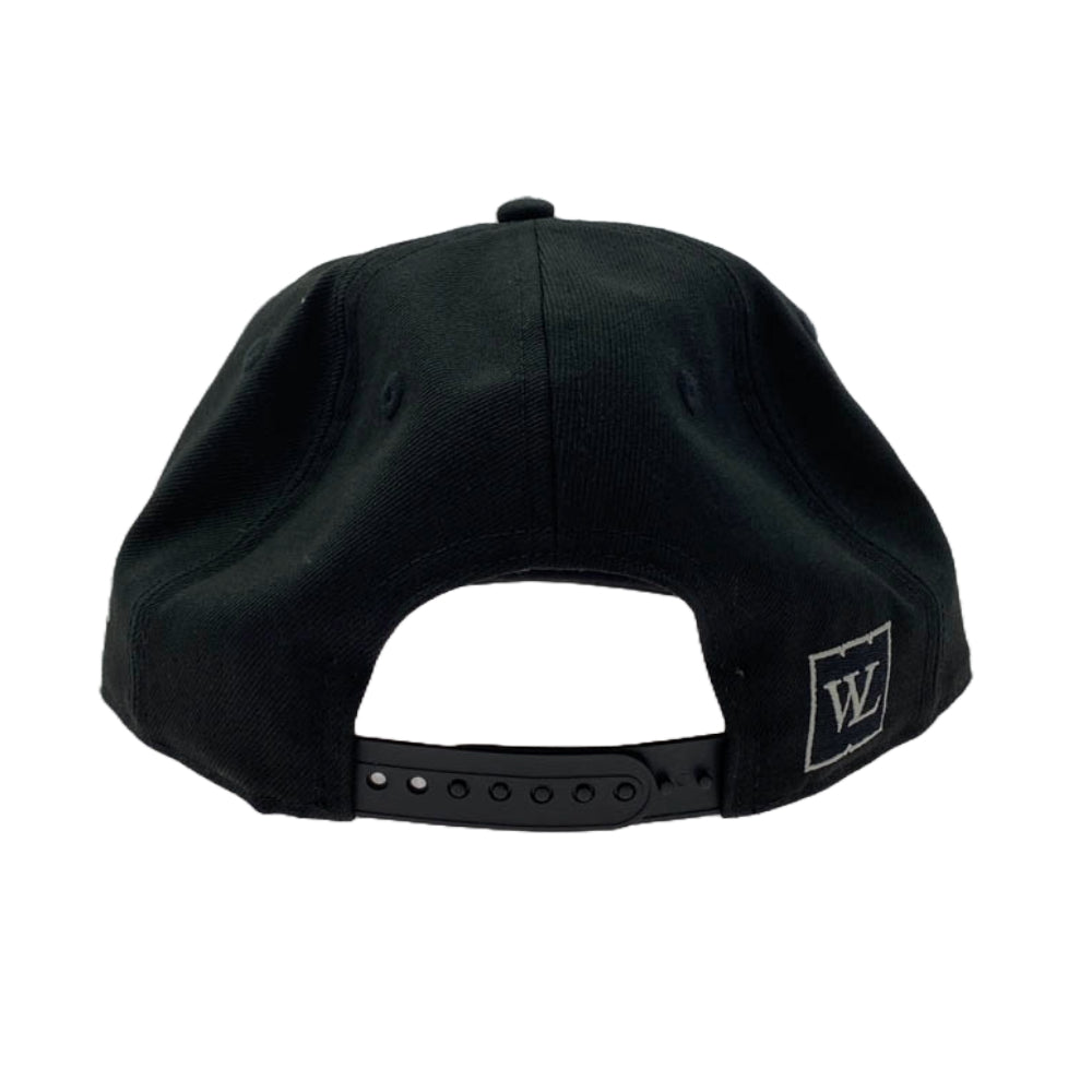 ウィズ リミテッド ×NEWERA WHITE SOX CAP ニューエラ コラボベースボールキャップ ブラック系 M【中古】