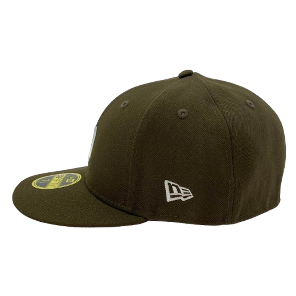 DESCENDANT ディセンダント 24SS LETTERED LP 59FIFTY NEW ERA レタード ロープロファイル 59フィフティー ニューエラキャップ 帽子 ブラウン系【美品】【中古】