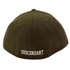 DESCENDANT ディセンダント 24SS LETTERED LP 59FIFTY NEW ERA レタード ロープロファイル 59フィフティー ニューエラキャップ 帽子 ブラウン系【美品】【中古】