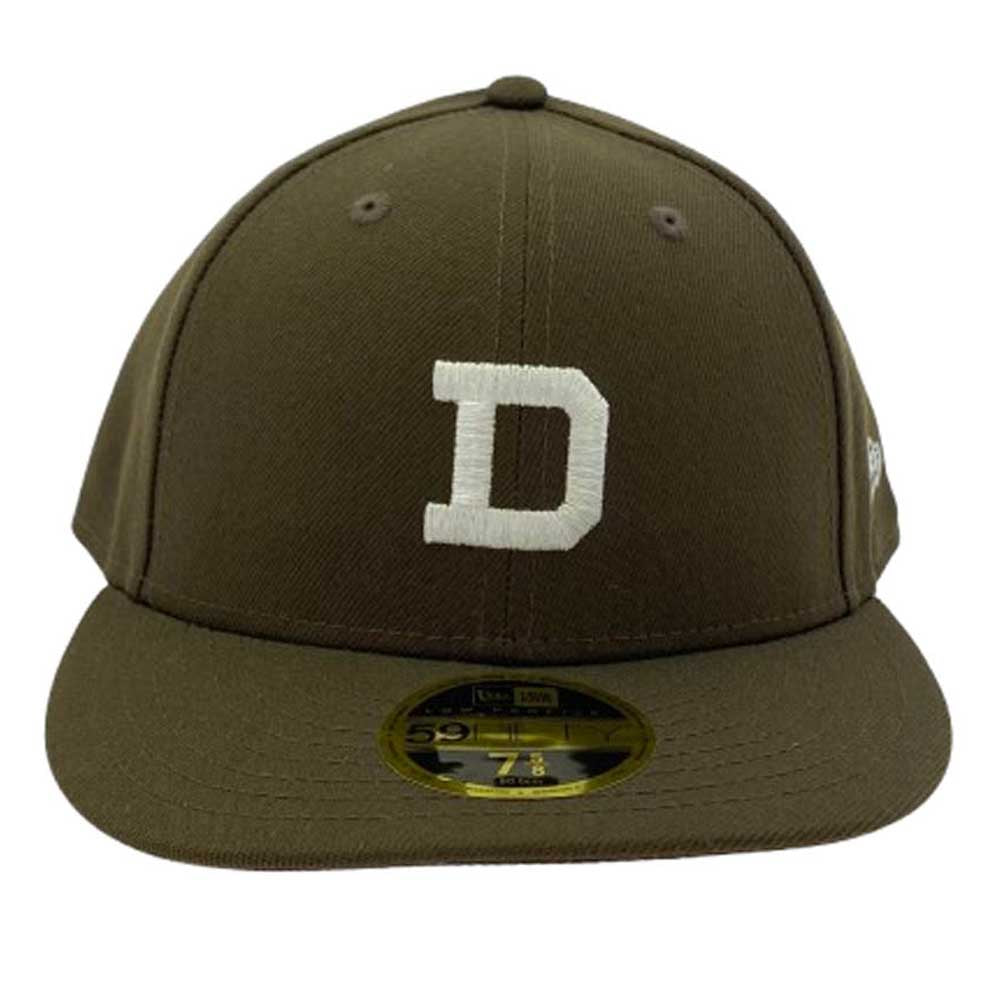 DESCENDANT ディセンダント 24SS LETTERED LP 59FIFTY NEW ERA レタード ロープロファイル 59フィフティー ニューエラキャップ 帽子 ブラウン系【美品】【中古】