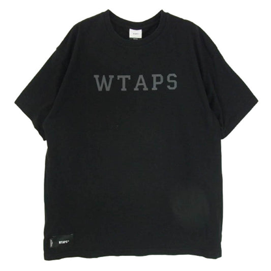 WTAPS ダブルタップス SNEAK SIGN プリント Tシャツ BLACK ブラック系 X02【中古】