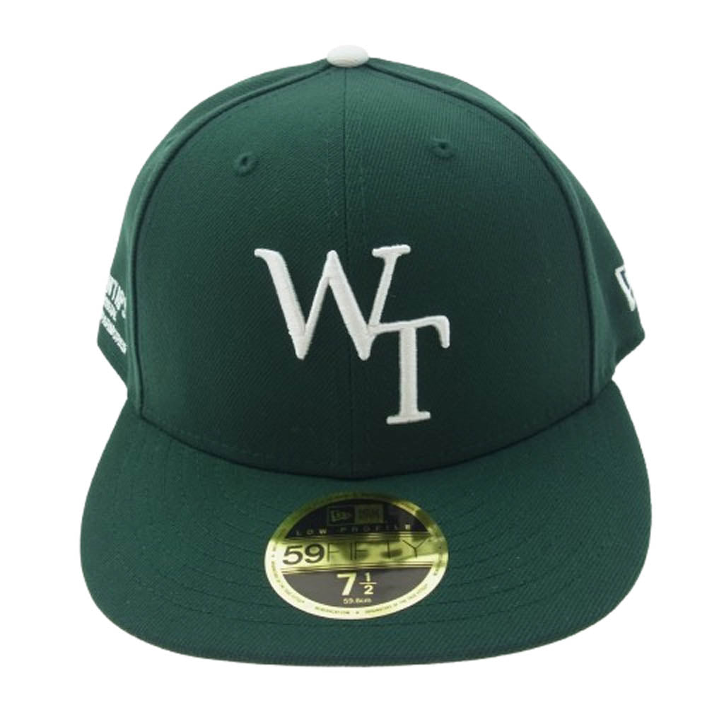 WTAPS ダブルタップス NEWERA 59FIFTY LOW PROFILE 59フィフティー ロー プロファイル キャップ 帽子 グリーン グリーン系 X 03【美品】【中古】