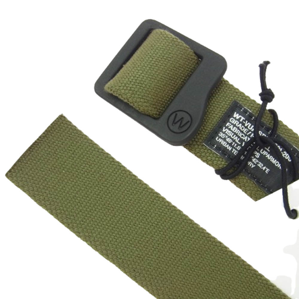 WTAPS ダブルタップス 25SS 251MYDT-AC03 WEBBING BELT ウェビング ベルト カーキ系【新古品】【未使用】【中古】