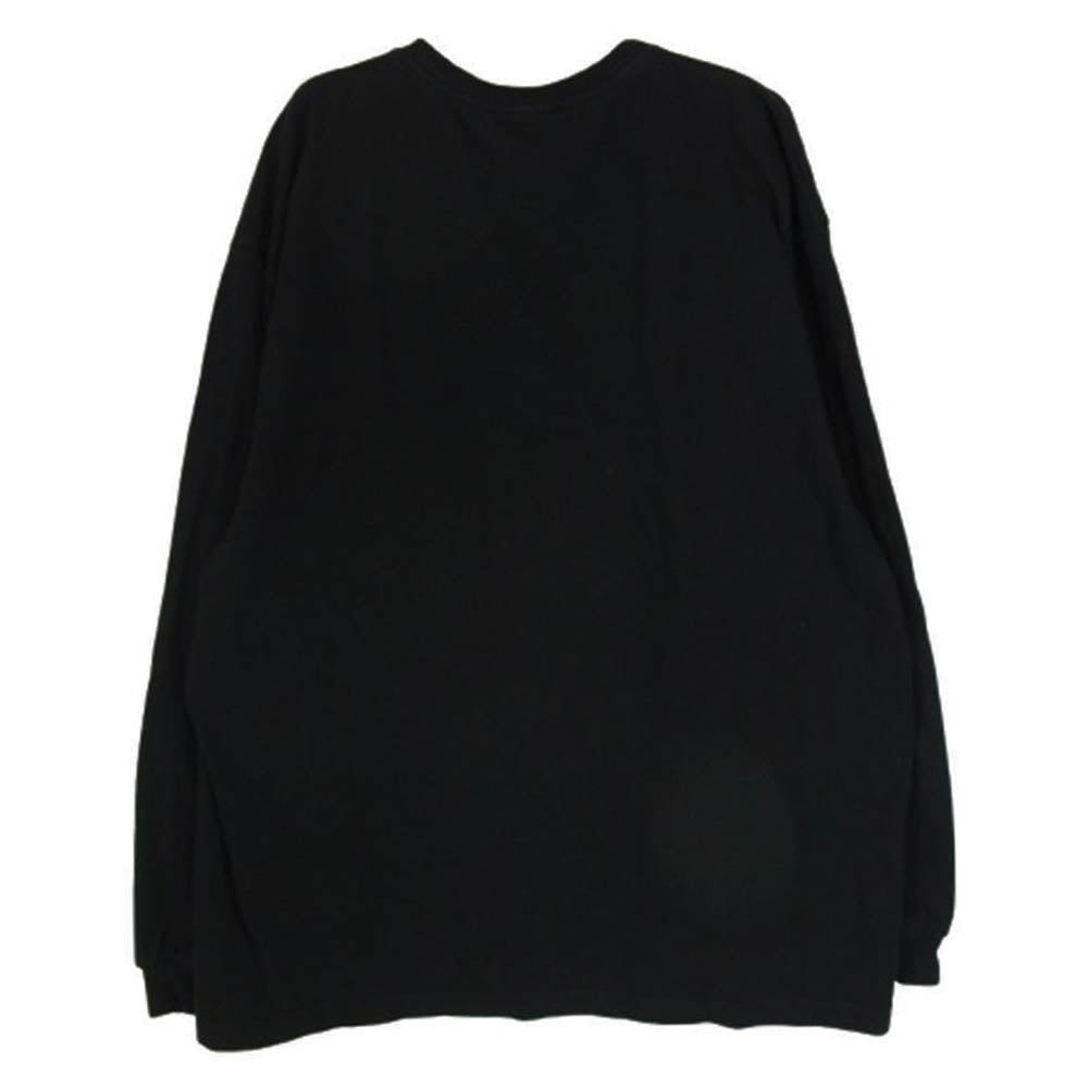 WTAPS ダブルタップス COLLEGE COTTON カレッジ コットン ロングスリーブ ロンT ブラック系 X02【中古】