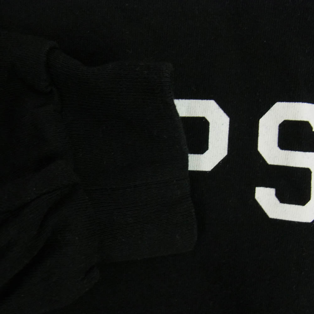 WTAPS ダブルタップス COLLEGE COTTON カレッジ コットン ロングスリーブ ロンT ブラック系 X02【中古】