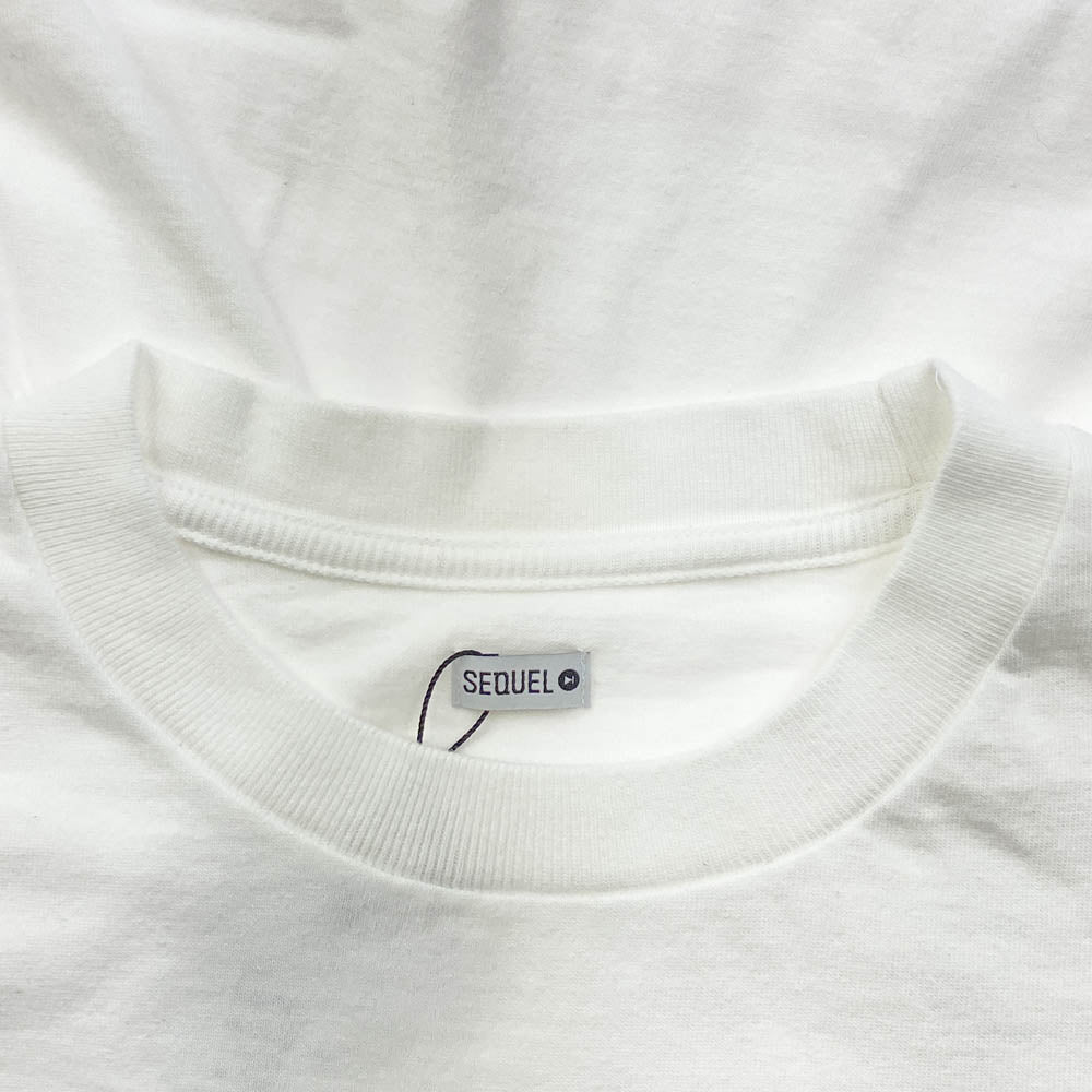 SEQUEL シークエル 23SS SQ-23SS-ST-02 T-SHIRT プリント Tシャツ WHITE ホワイト系 XL【新古品】【未使用】【中古】