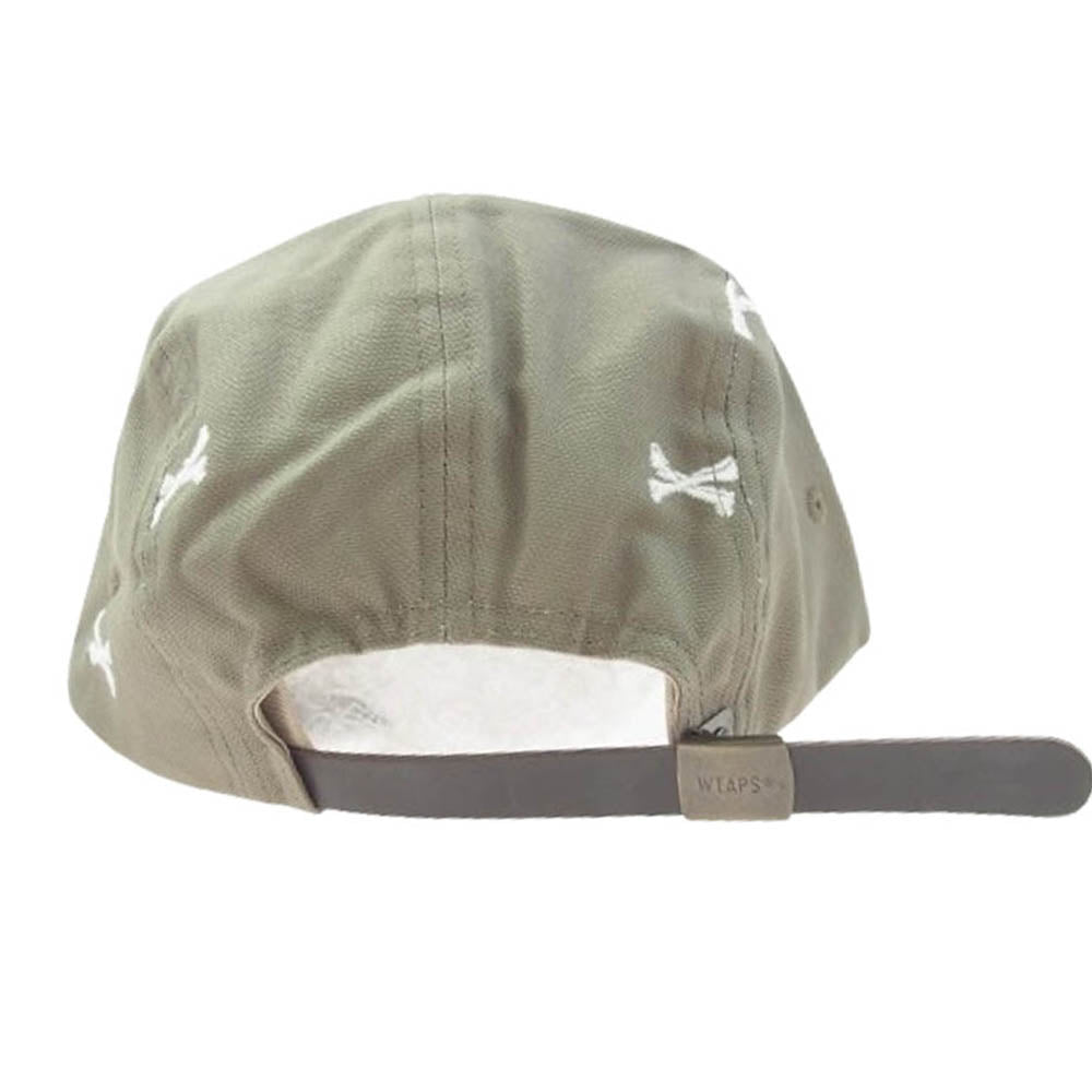 WTAPS ダブルタップス 22SS 221HCDT-HT02 T-5 02 CAP OXFORD TEXTILE オックスフォード テキスタイル クロスボーン キャップ 帽子 グレー系【新古品】【未使用】【中古】
