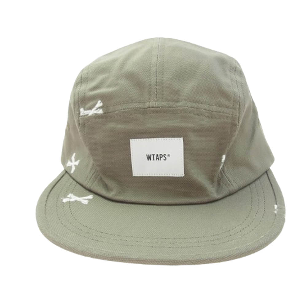 WTAPS ダブルタップス 22SS 221HCDT-HT02 T-5 02 CAP OXFORD TEXTILE オックスフォード テキスタイル クロスボーン キャップ 帽子 グレー系【新古品】【未使用】【中古】