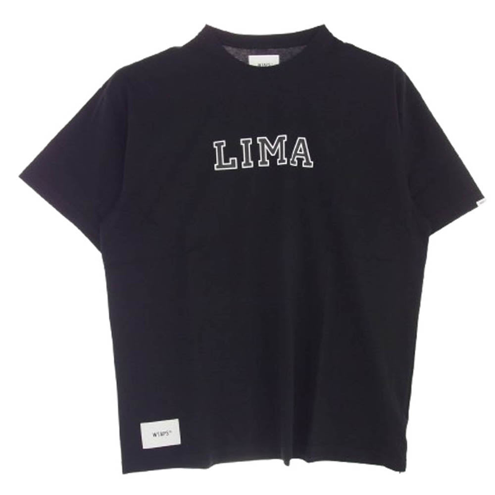 WTAPS ダブルタップス 24AW 242ATDT-CSM05 ACADEMY COTTON アカデミー コットン Tシャツ ブラック ブラック系 03【極上美品】【中古】