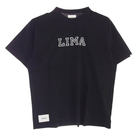 WTAPS ダブルタップス 24AW 242ATDT-CSM05 ACADEMY COTTON アカデミー コットン Tシャツ ブラック ブラック系 03【極上美品】【中古】
