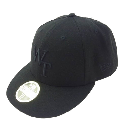 WTAPS ダブルタップス NEWERA 59FIFTY LOW PROFILE 59フィフティー ロー プロファイル キャップ 帽子 ブラック ブラック系 X 03【美品】【中古】