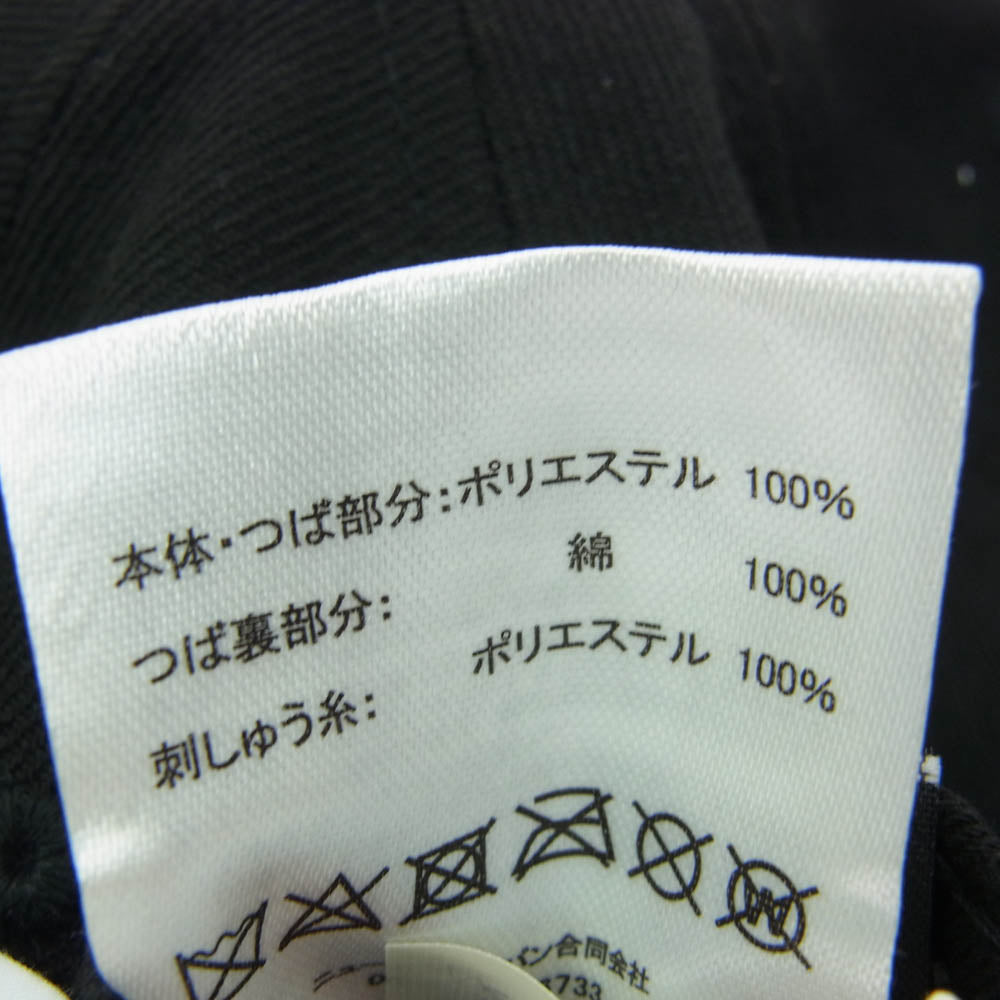 WTAPS ダブルタップス NEWERA 59FIFTY LOW PROFILE 59フィフティー ロー プロファイル キャップ 帽子 ブラック ブラック系 X 03【美品】【中古】