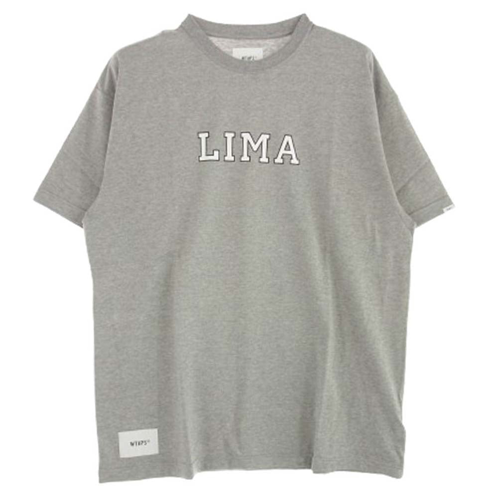 WTAPS ダブルタップス 24AW 242ATDT-CSM05 ACADEMY COTTON アカデミー コットン Tシャツ アッシュグレー グレー系 03【新古品】【未使用】【中古】