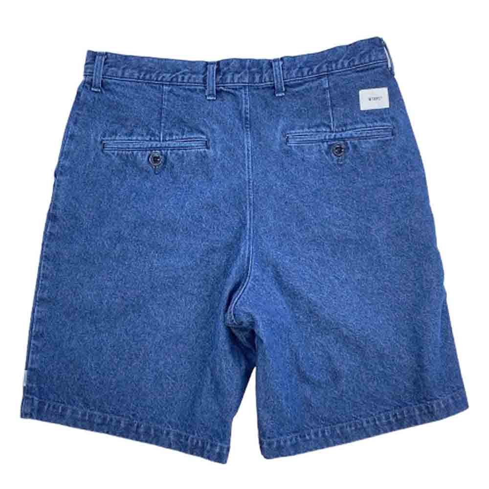WTAPS ダブルタップス 23SS 231BRDT-PTM07 WRKS2001 SHORTS COTTON. DENIM デニムショーツ インディゴブルー系 X 03【美品】【中古】
