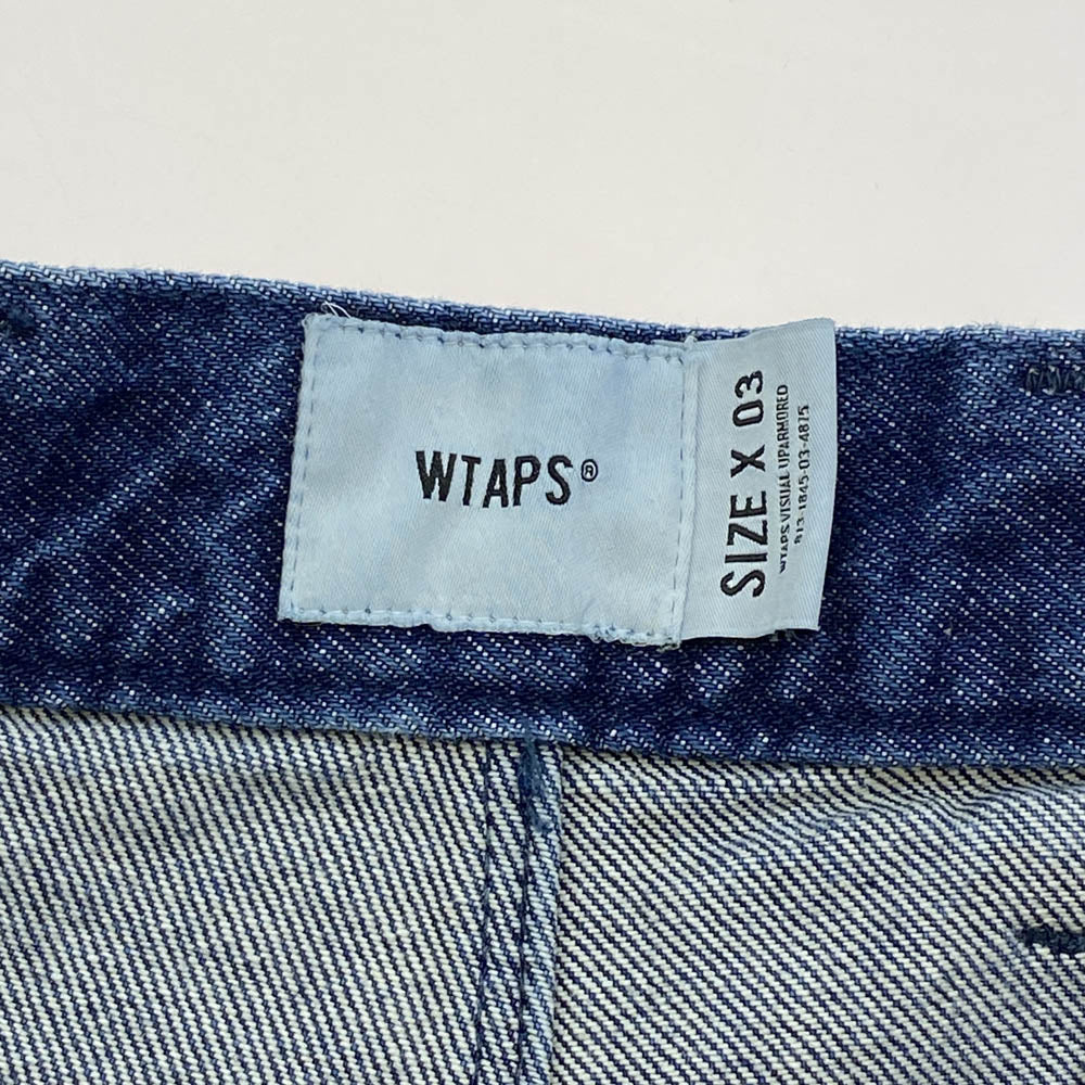 WTAPS ダブルタップス 23SS 231BRDT-PTM07 WRKS2001 SHORTS COTTON. DENIM デニムショーツ インディゴブルー系 X 03【美品】【中古】