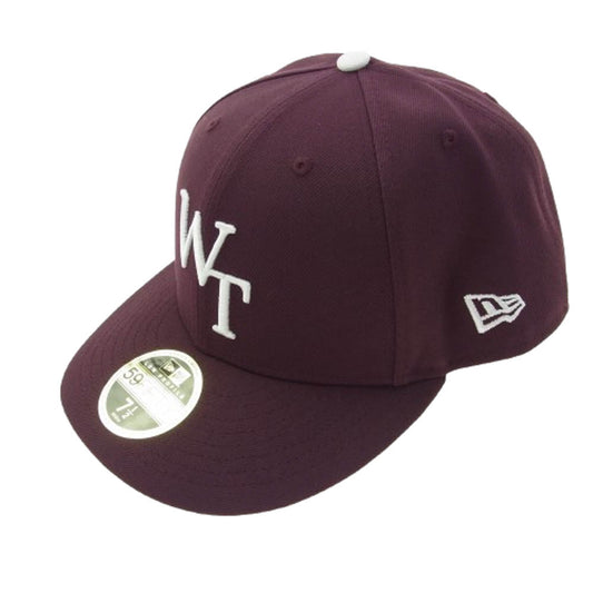 WTAPS ダブルタップス NEWERA 59FIFTY LOW PROFILE 59フィフティー ロー プロファイル キャップ 帽子 ワインレッド ワインレッド系 X 03【極上美品】【中古】