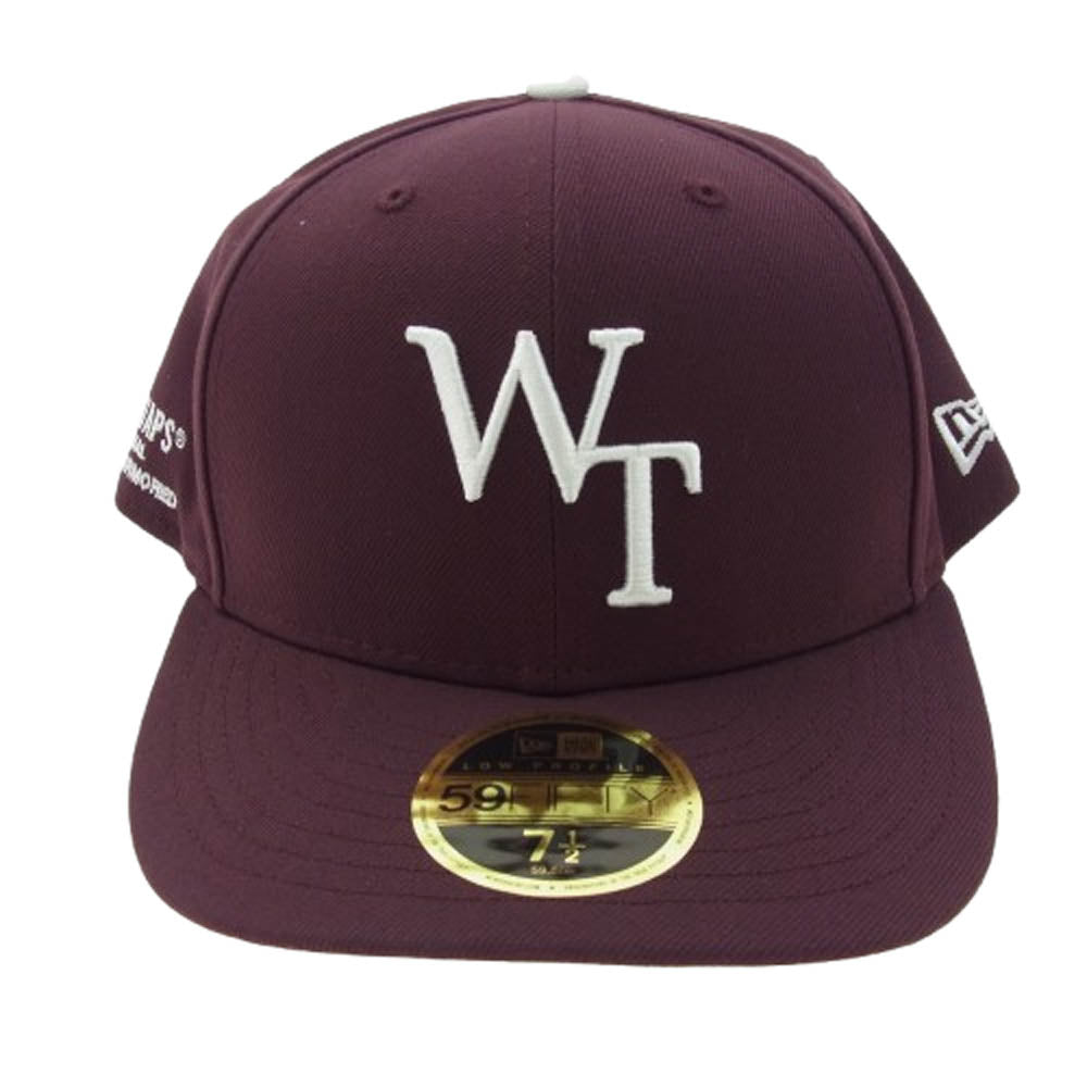 WTAPS ダブルタップス NEWERA 59FIFTY LOW PROFILE 59フィフティー ロー プロファイル キャップ 帽子 ワインレッド ワインレッド系 X 03【極上美品】【中古】