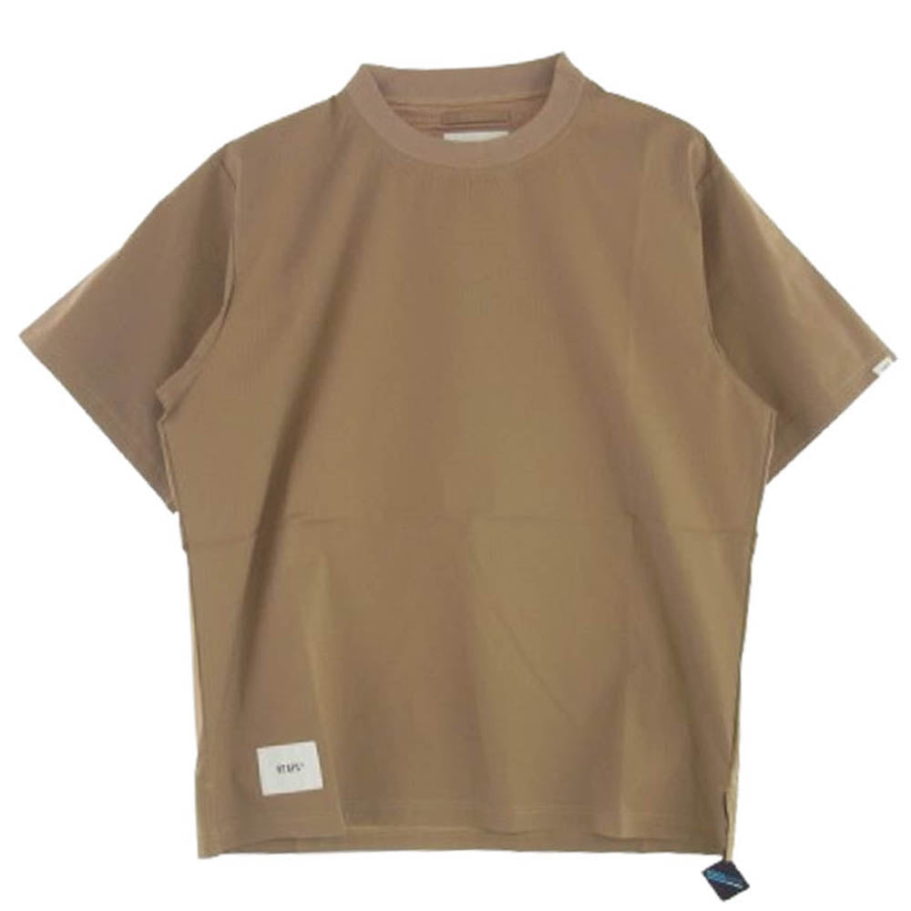 WTAPS ダブルタップス 21SS 211GWDT-SHM04 SMOCK/SS/COPO.RIPSTOP.COOLMAX スモック プルオーバー シャツ BEIGE ベージュ系 03【新古品】【未使用】【中古】