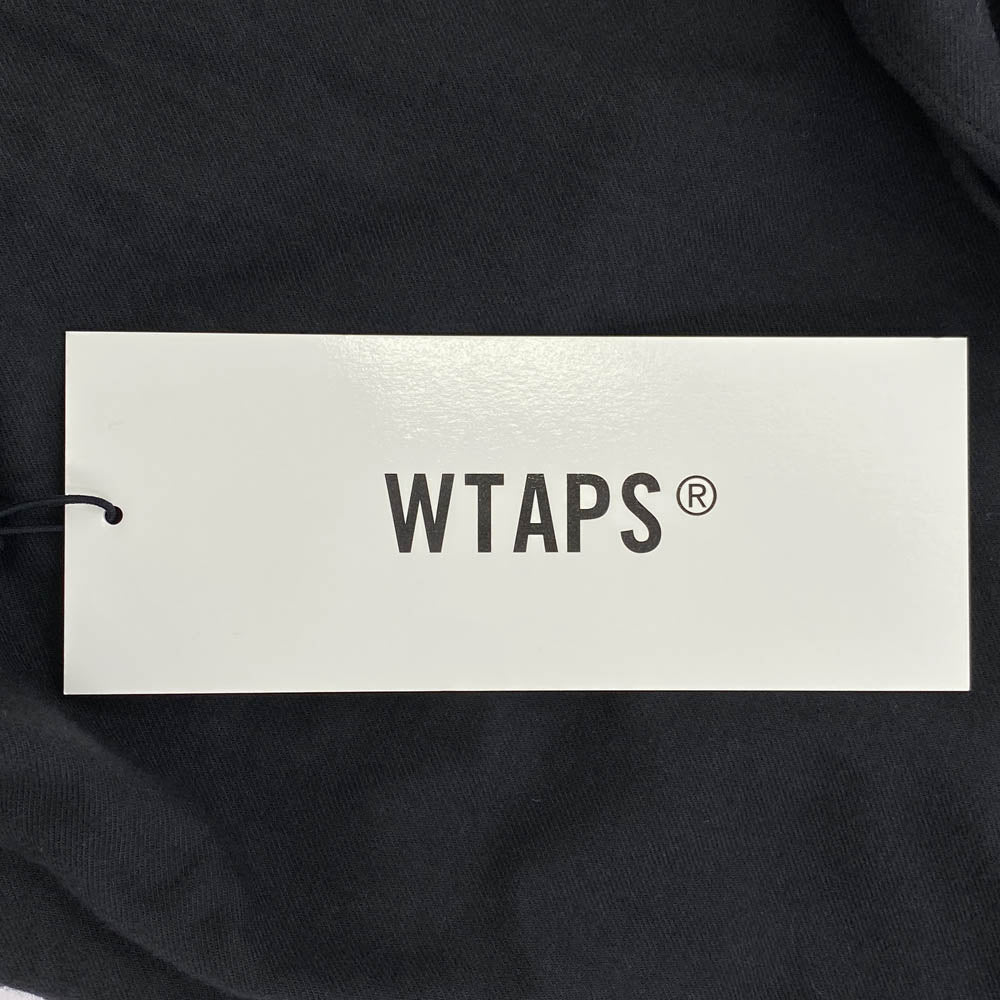 WTAPS ダブルタップス 22AW 222TQDT-SHM05 League Cotton Twill League Black リーグ コットン ツイル リーグ ベースボール 長袖 シャツ ブラック系 X 02【美品】【中古】