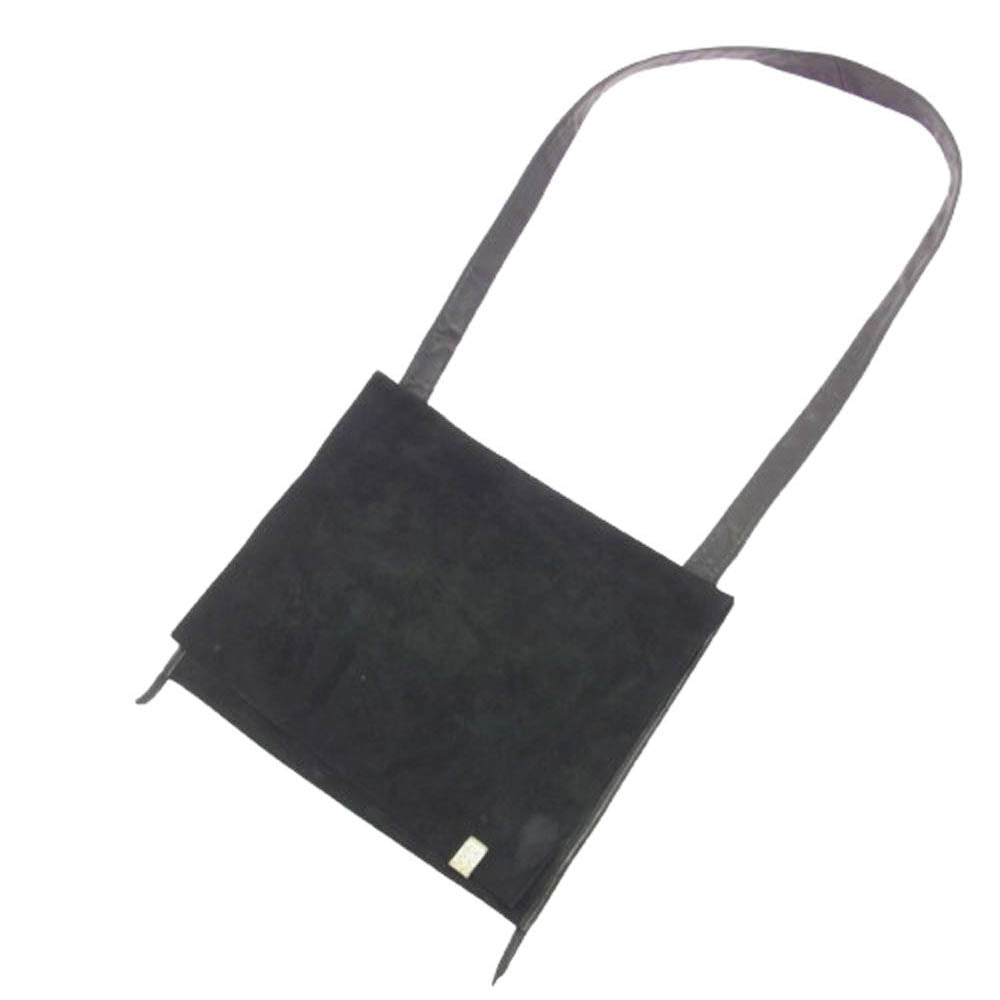 VISVIM ビズビム 0118103003056 SHOULDER BAG ラムレザー ヌバック ショルダー バッグ ブラック系【中古】