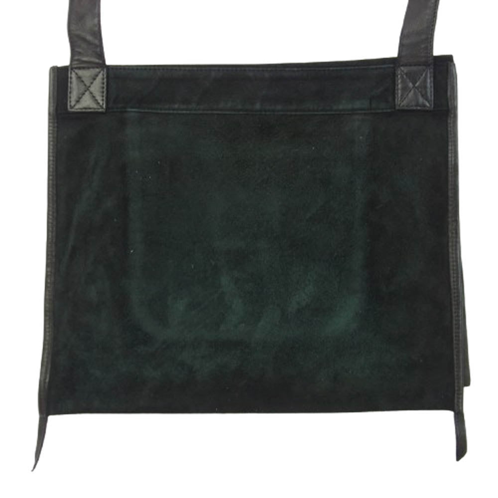 VISVIM ビズビム 0118103003056 SHOULDER BAG ラムレザー ヌバック ショルダー バッグ ブラック系【中古】