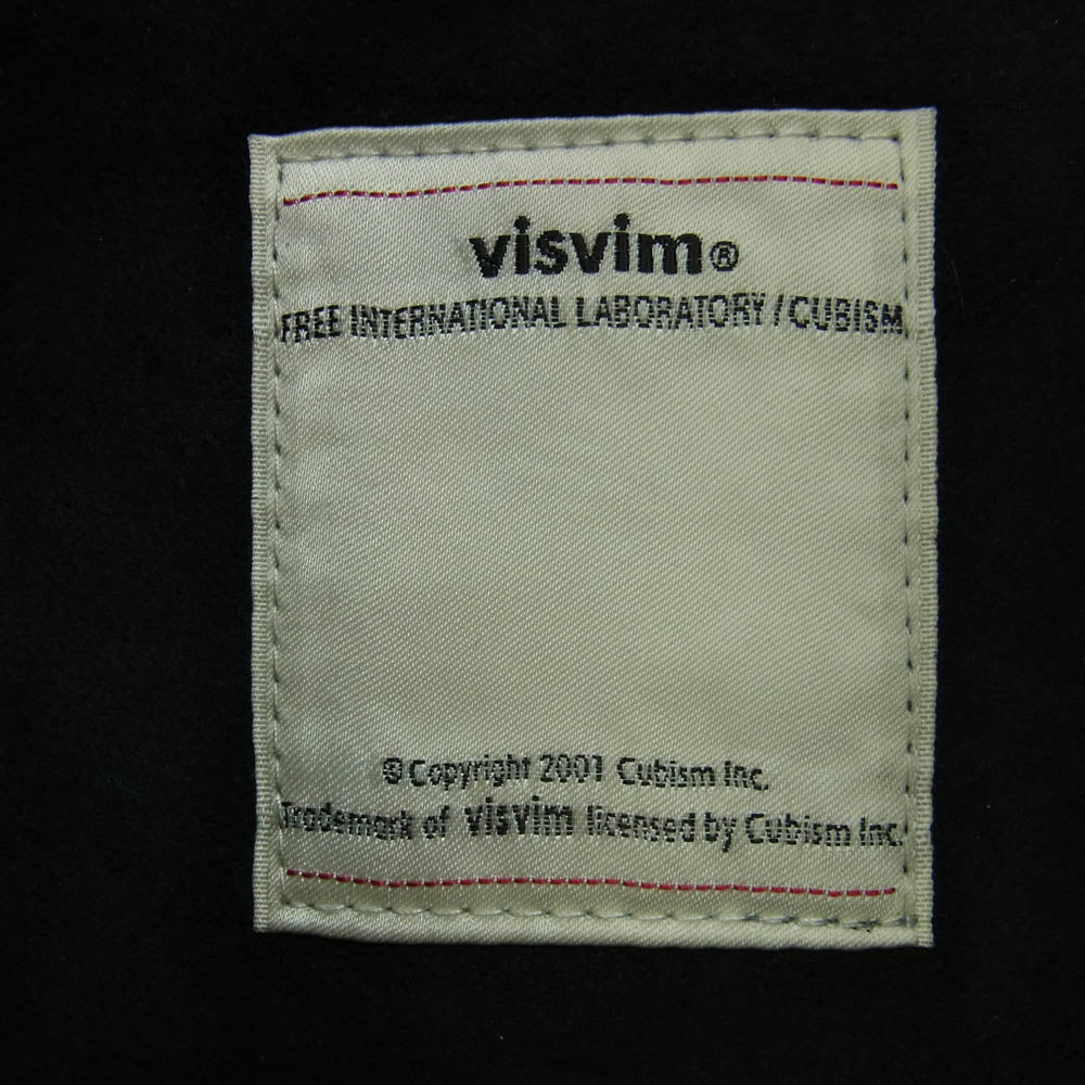 VISVIM ビズビム 0118103003056 SHOULDER BAG ラムレザー ヌバック ショルダー バッグ ブラック系【中古】