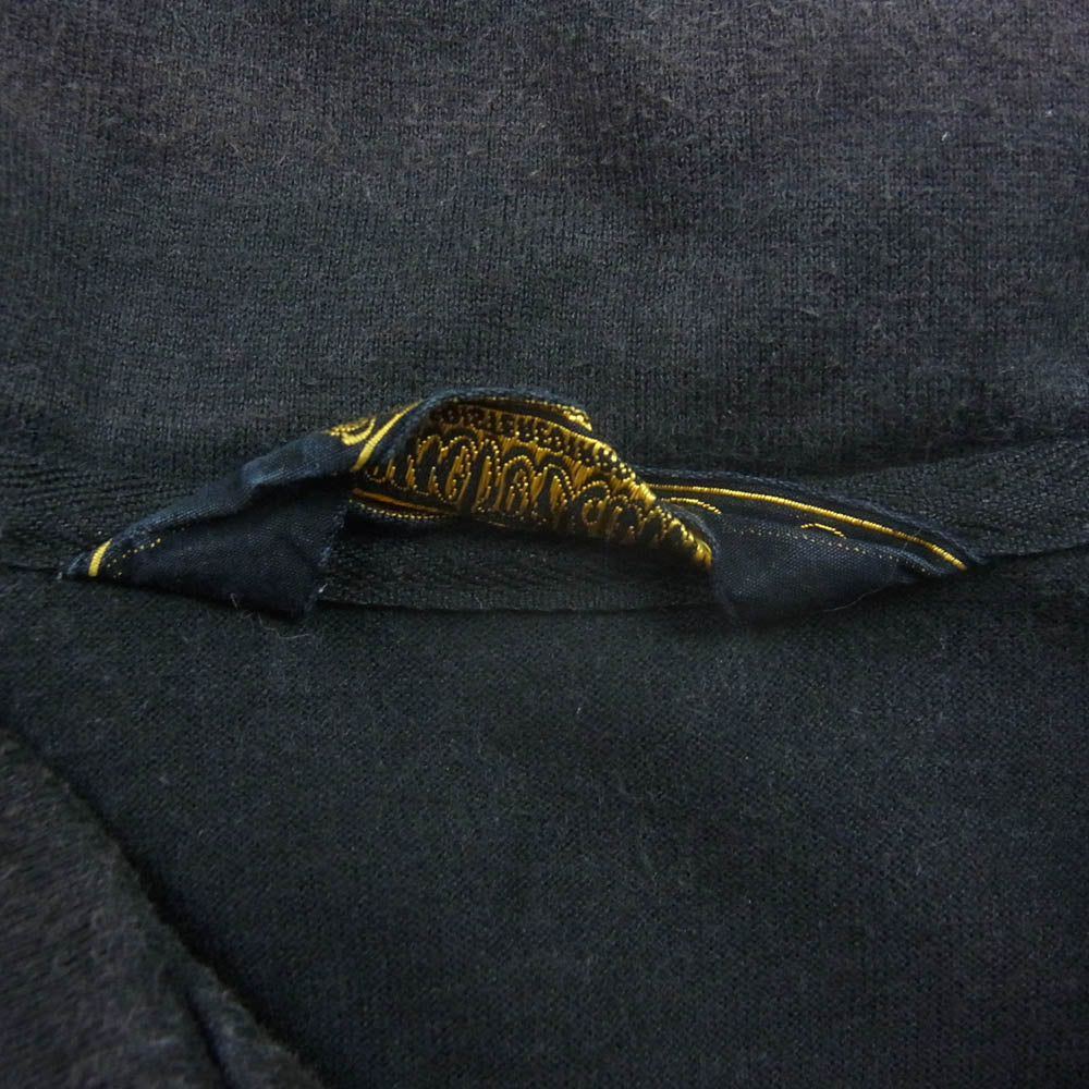 TENDERLOIN テンダーロイン フロント ロゴ 半袖 ポロ シャツ ブラック系 XS【中古】