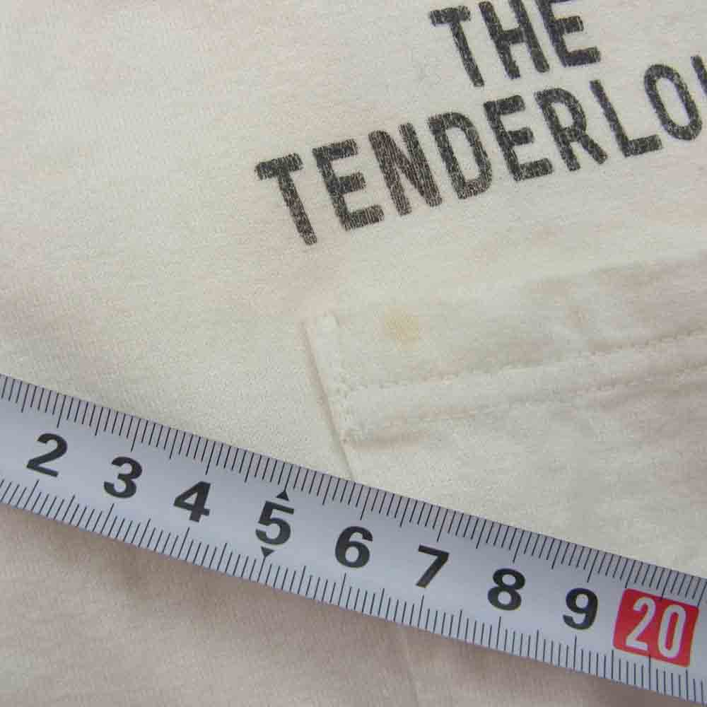 TENDERLOIN テンダーロイン フロント ロゴ 半袖 ポロ シャツ ツートンカラー ブラック系 ホワイト系 XS【中古】