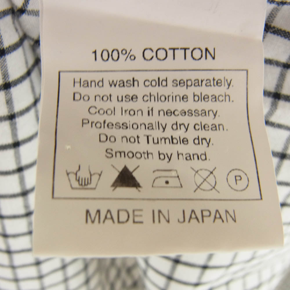 COOTIE クーティー 長袖 チェック シャツ ブラック系 M【中古】