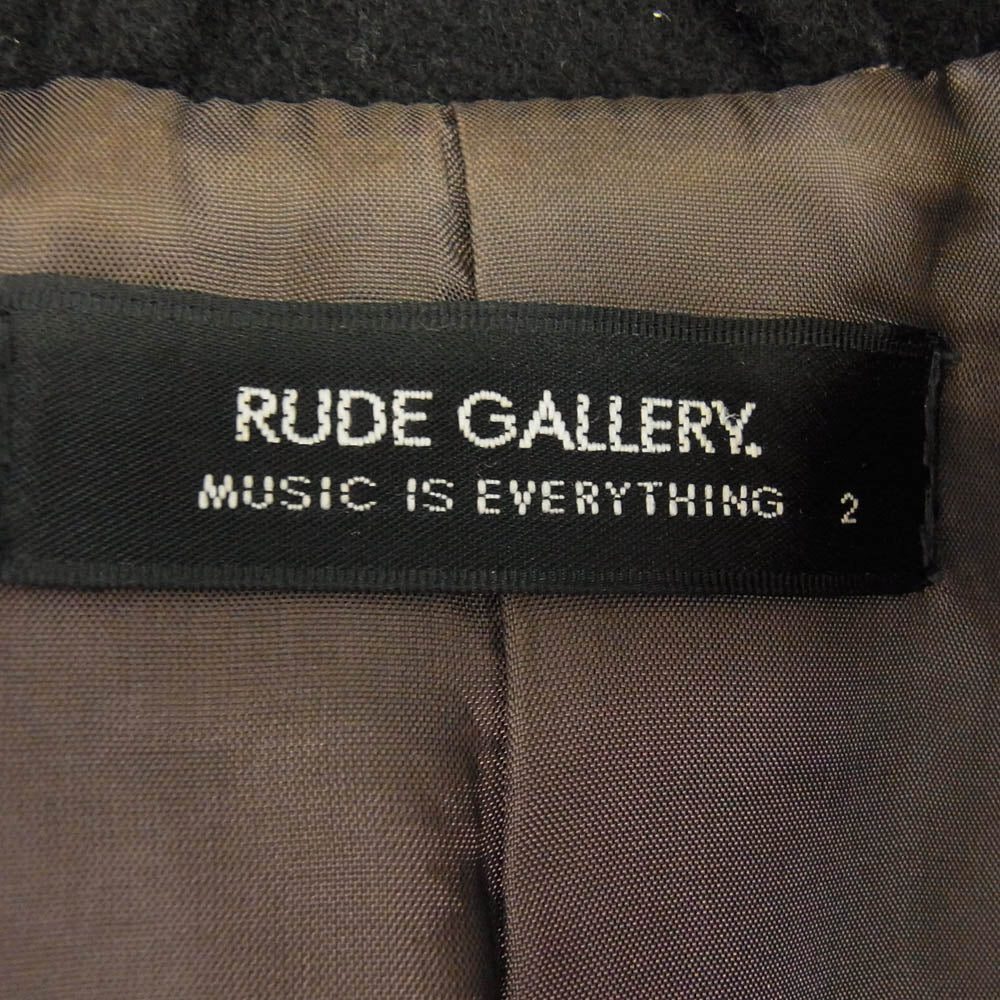 RUDE GALLERY ルードギャラリー ウール ブルゾン ブラック系 2【中古】