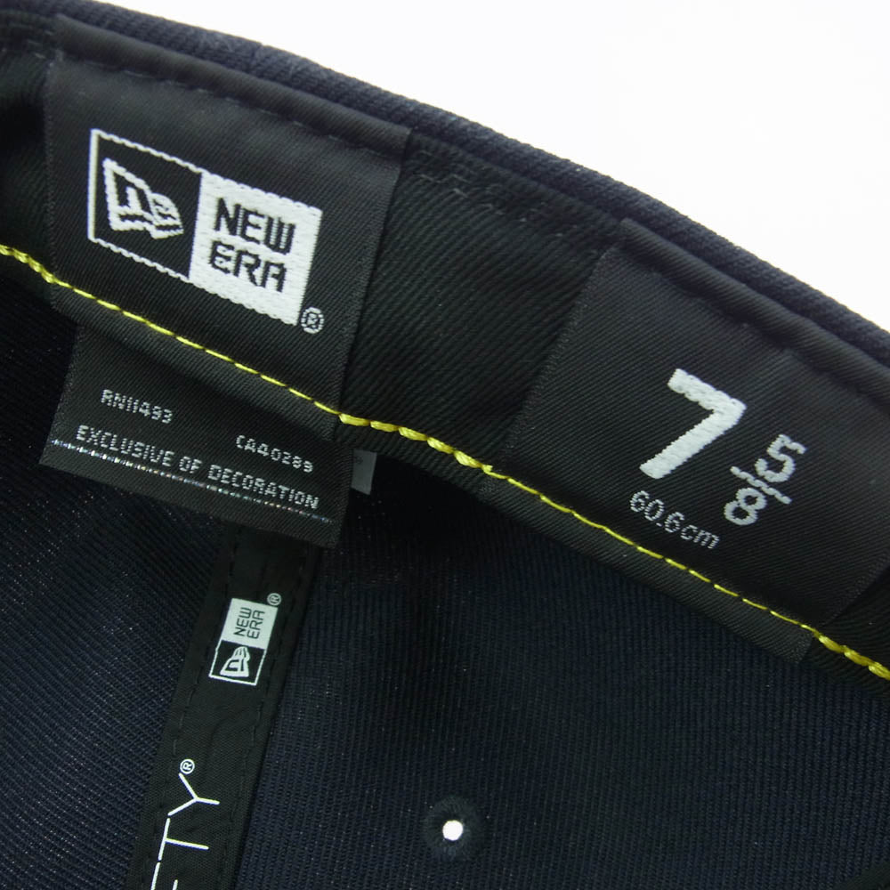 NEW ERA ニューエラ 59FIFTY ソフトバックラム Powered by GORO NAKATSUGAWA min-nano キャップ 帽子 ダークネイビー系 60.6cm【美品】【中古】