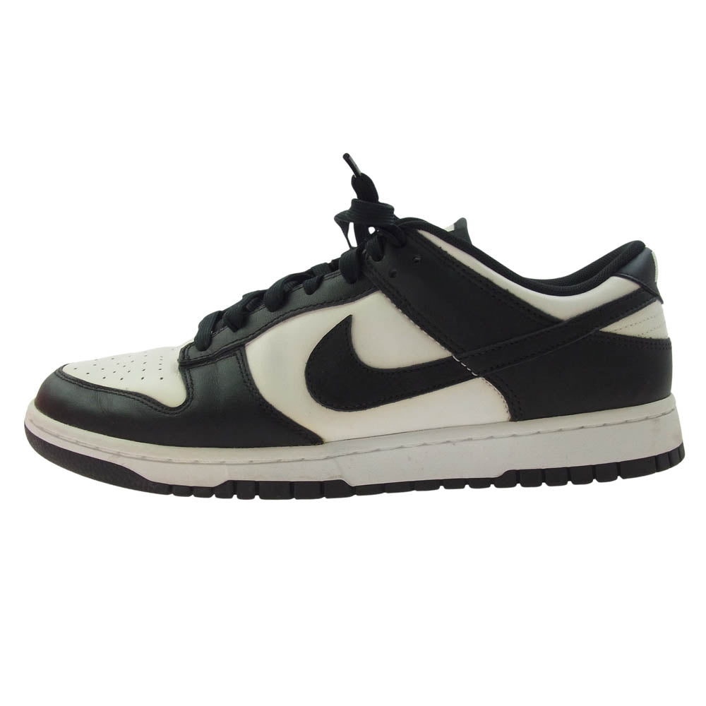 NIKE ナイキ DD1391-100 Dunk Low Retro ダンクロー レトロ パンダ レザー ローカット スニーカー ブラック系 ホワイト系 28.5cm【中古】