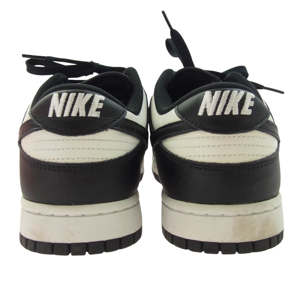 NIKE ナイキ DD1391-100 Dunk Low Retro ダンクロー レトロ パンダ レザー ローカット スニーカー ブラック系 ホワイト系 28.5cm【中古】