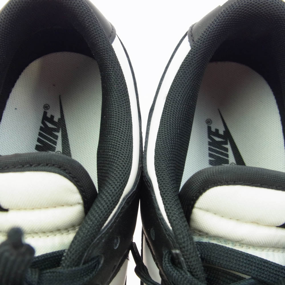 NIKE ナイキ DD1391-100 Dunk Low Retro ダンクロー レトロ パンダ レザー ローカット スニーカー ブラック系 ホワイト系 28.5cm【中古】