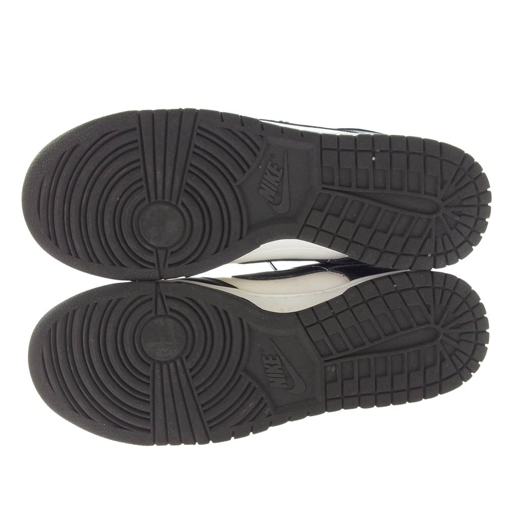 NIKE ナイキ DD1391-100 Dunk Low Retro ダンクロー レトロ パンダ レザー ローカット スニーカー ブラック系 ホワイト系 28.5cm【中古】