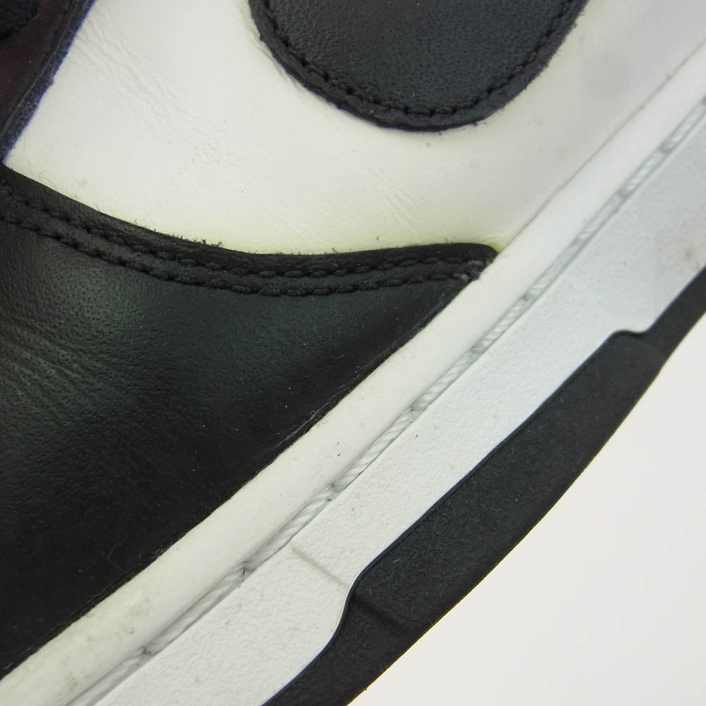NIKE ナイキ DD1391-100 Dunk Low Retro ダンクロー レトロ パンダ レザー ローカット スニーカー ブラック系 ホワイト系 28.5cm【中古】
