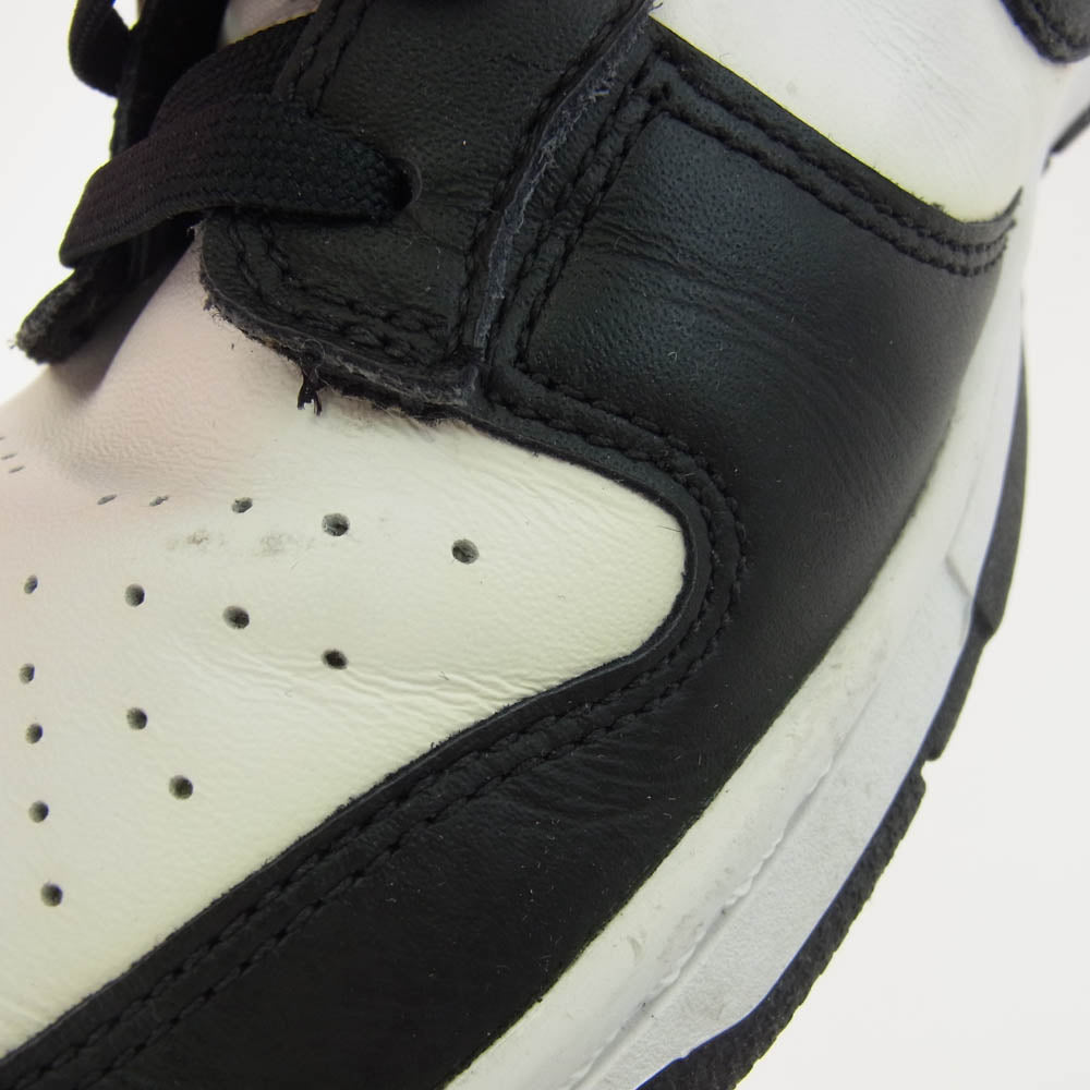 NIKE ナイキ DD1391-100 Dunk Low Retro ダンクロー レトロ パンダ レザー ローカット スニーカー ブラック系 ホワイト系 28.5cm【中古】