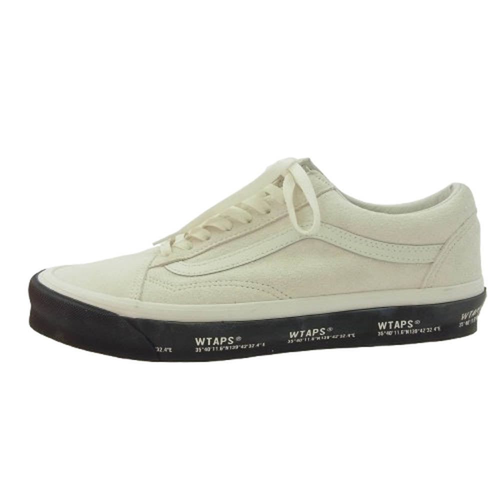VANS バンズ VN0A4P3X20F1 × WTAPS OG OLD SKOOL LX ダブルタップス オールドスクール スニーカー ホワイト系 28.5cm【中古】